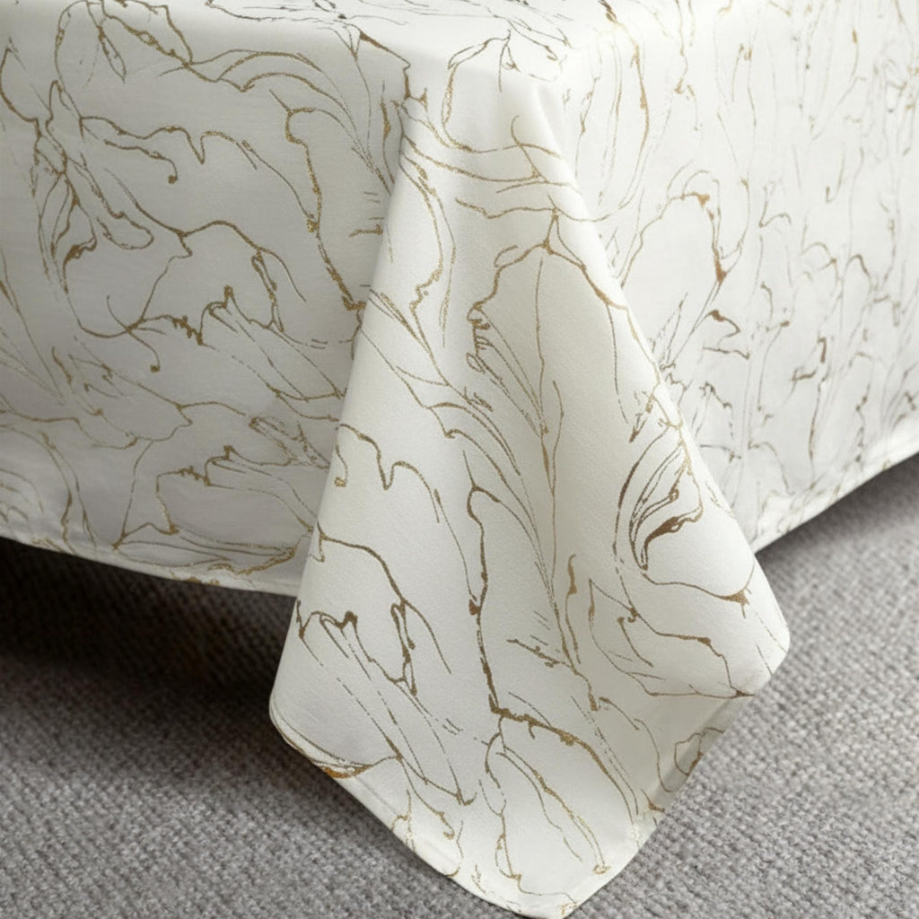 Gold swirl pattern detail