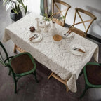 Velvet Tablecloth — Marble Swirl, 3 Colors, Custom Size