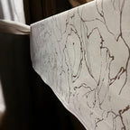 Velvet Tablecloth — Marble Swirl, 3 Colors, Custom Size