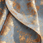 Velvet Tablecloth — Gray & Copper, 13 Colors, Custom Size