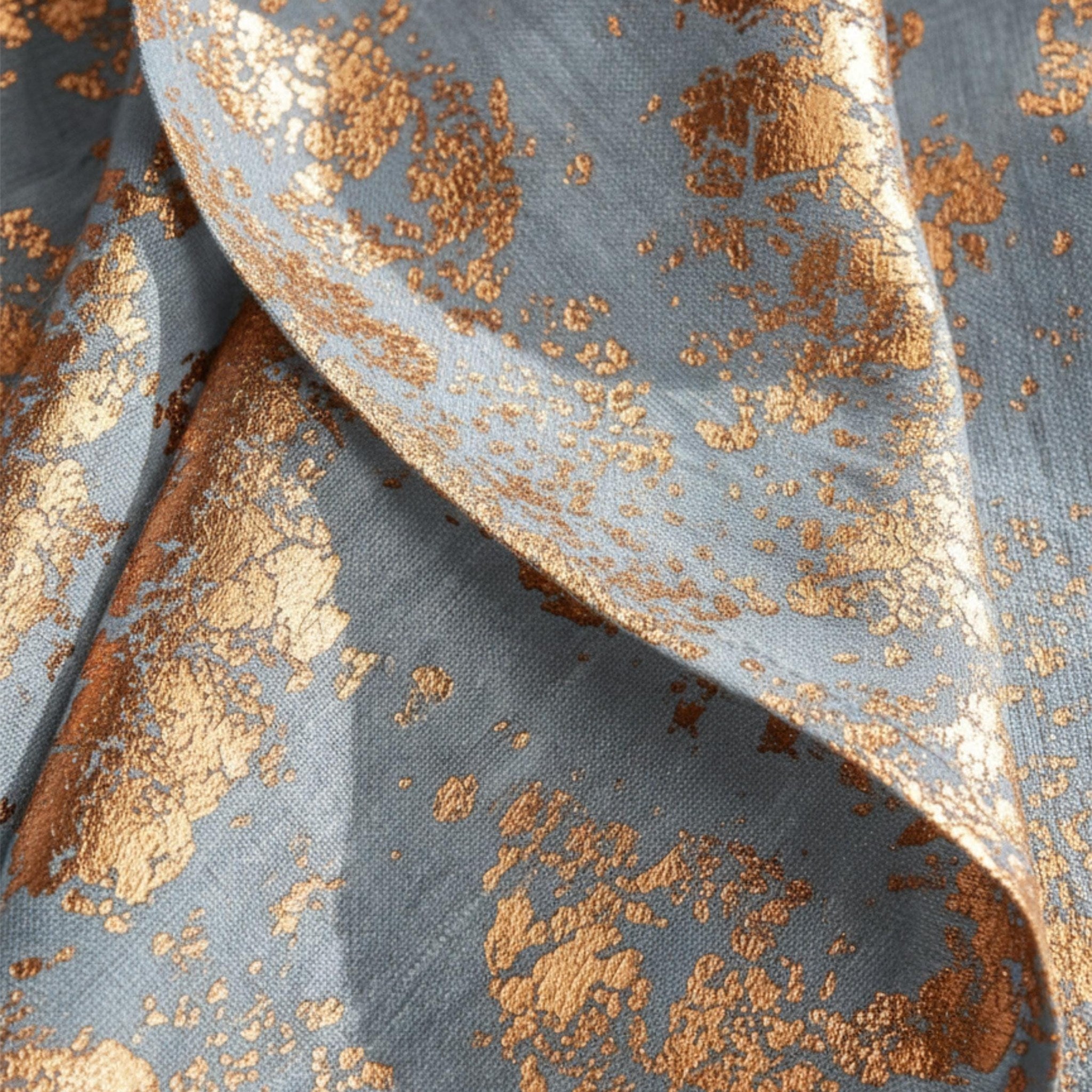 Velvet Tablecloth — Gray & Copper, 13 Colors, Custom Size