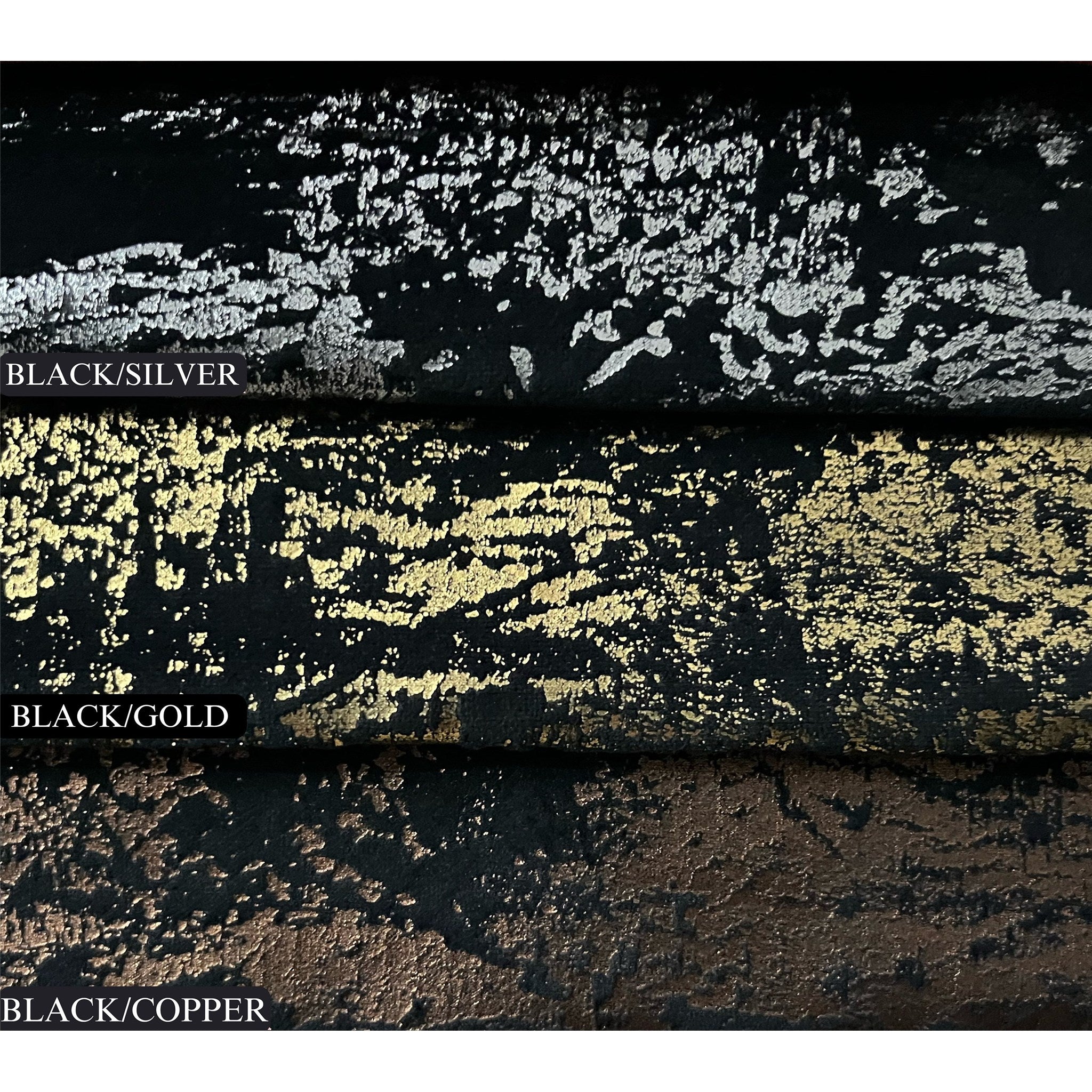Velvet Tablecloth — Gray & Copper, 13 Colors, Custom Size