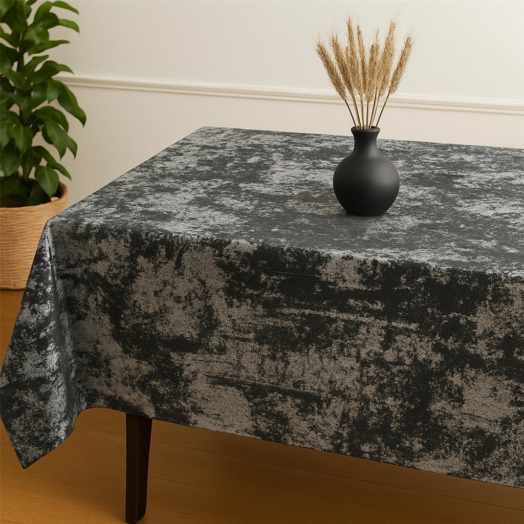 Velvet Tablecloth — Dark Gray & Copper, 13 Colors, Custom Size