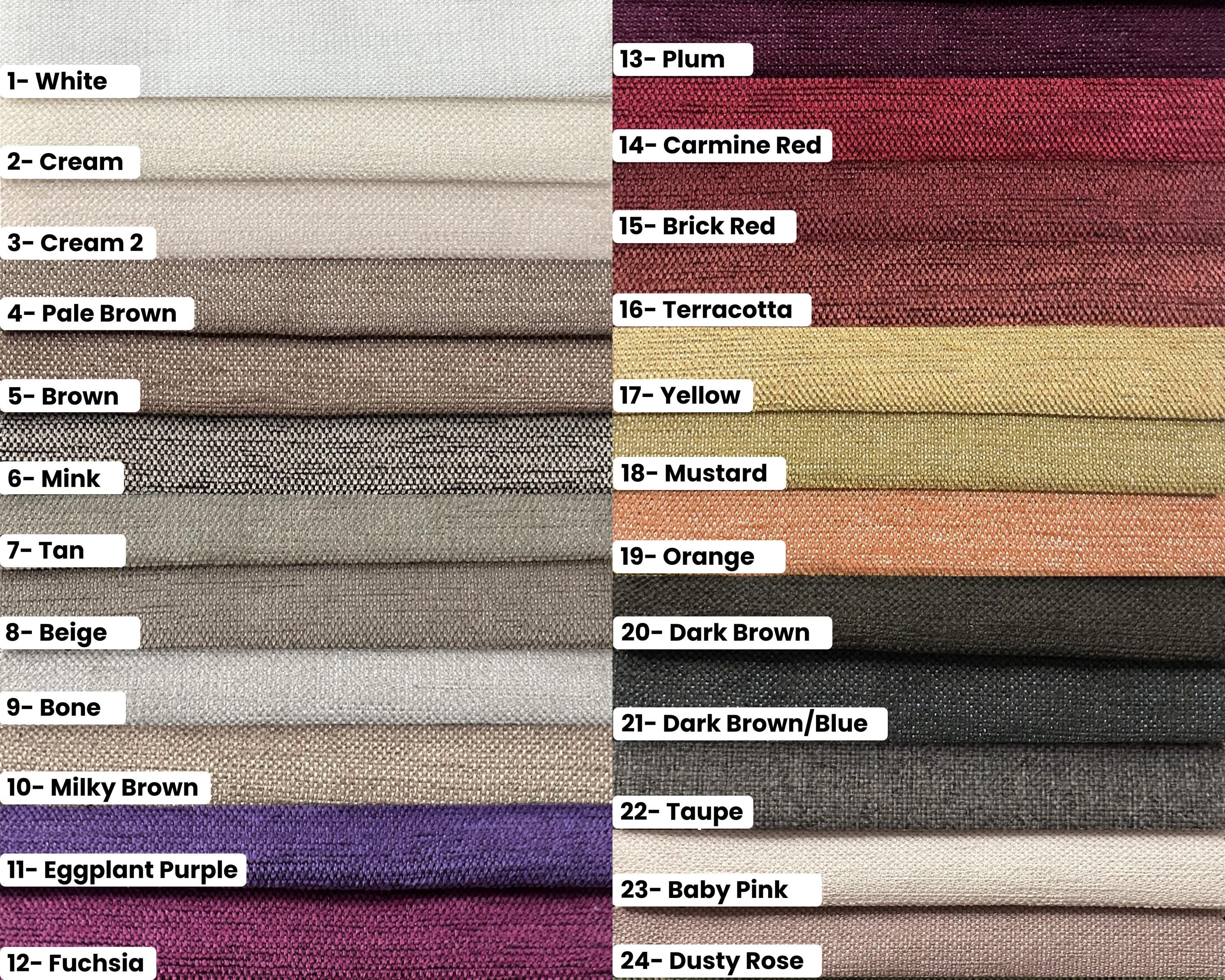 Linen runner color options