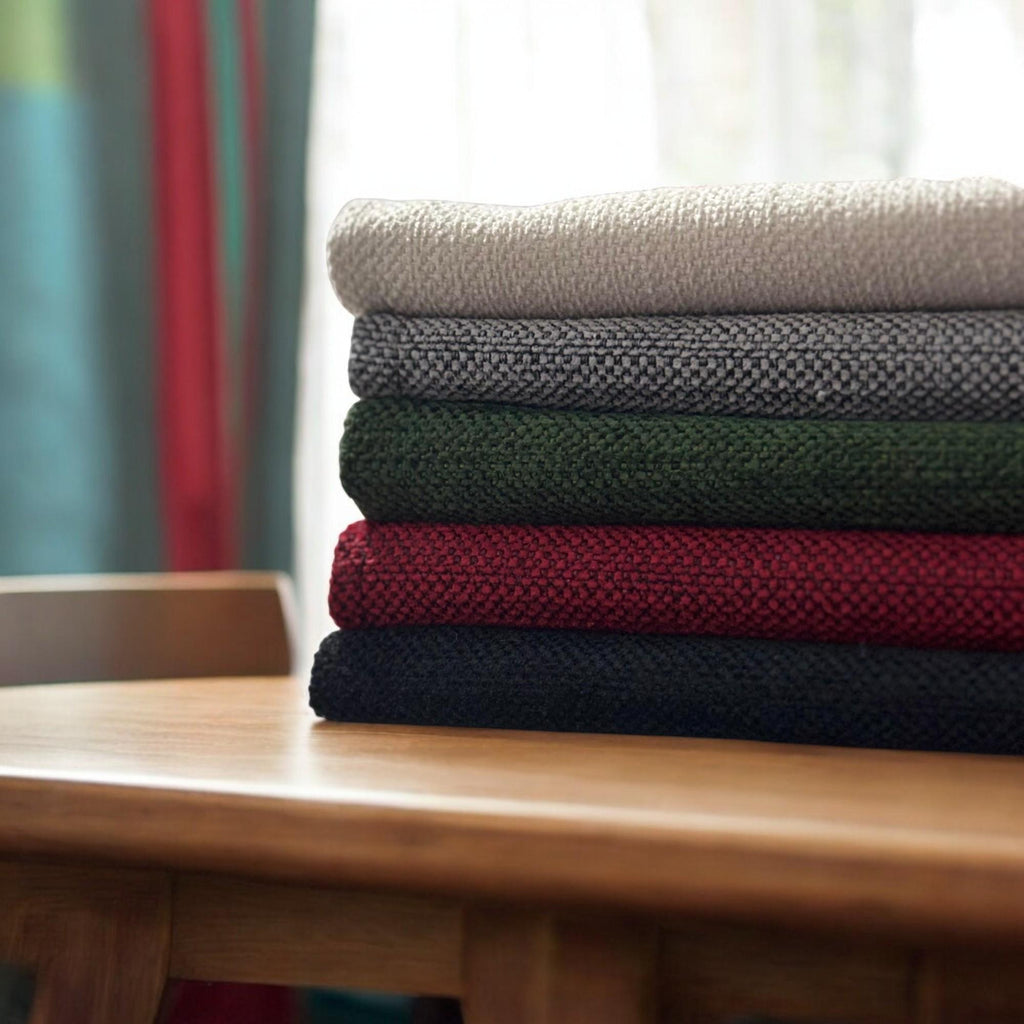 Linen runner fabric texture