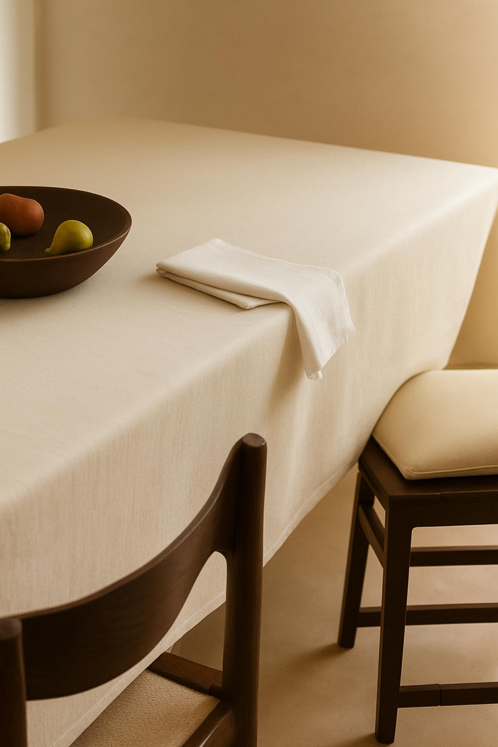 Linen tablecloth color options