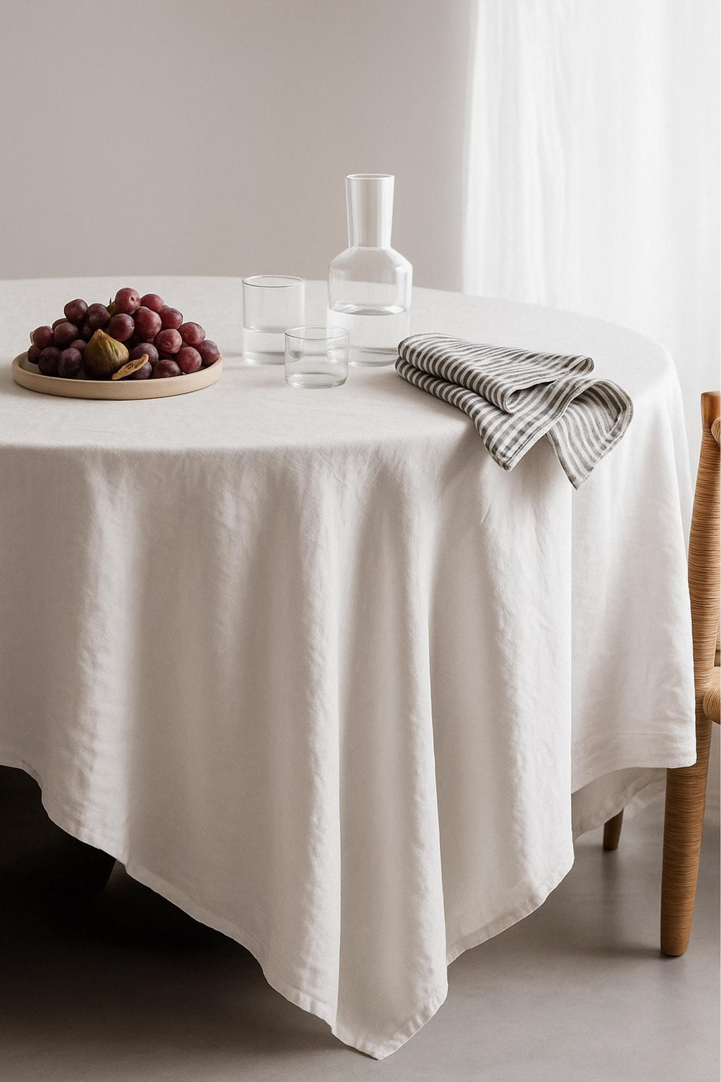 Linen tablecloth color chart