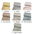 Cotton runner color chart — 7 colors