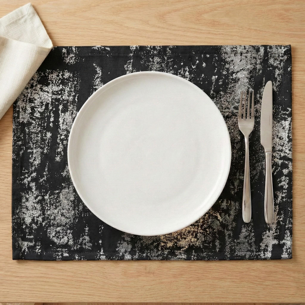 Velvet placemats set of 4