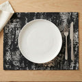Velvet placemats set of 4