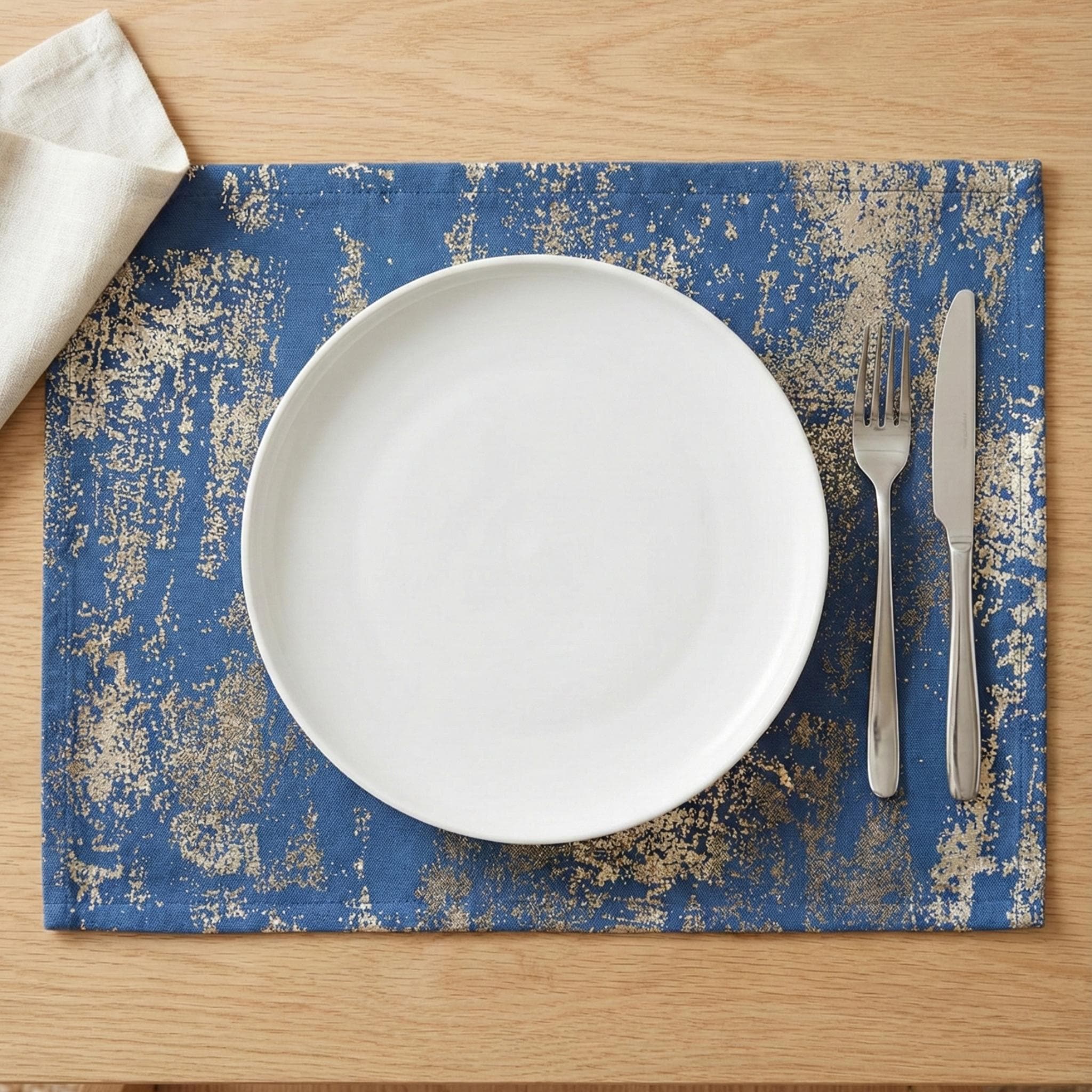Velvet placemats set of 4 luxury decor