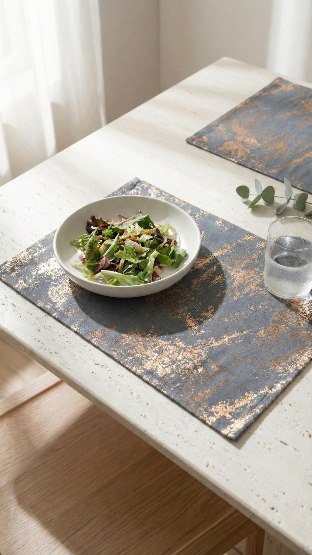 Velvet placemat color options