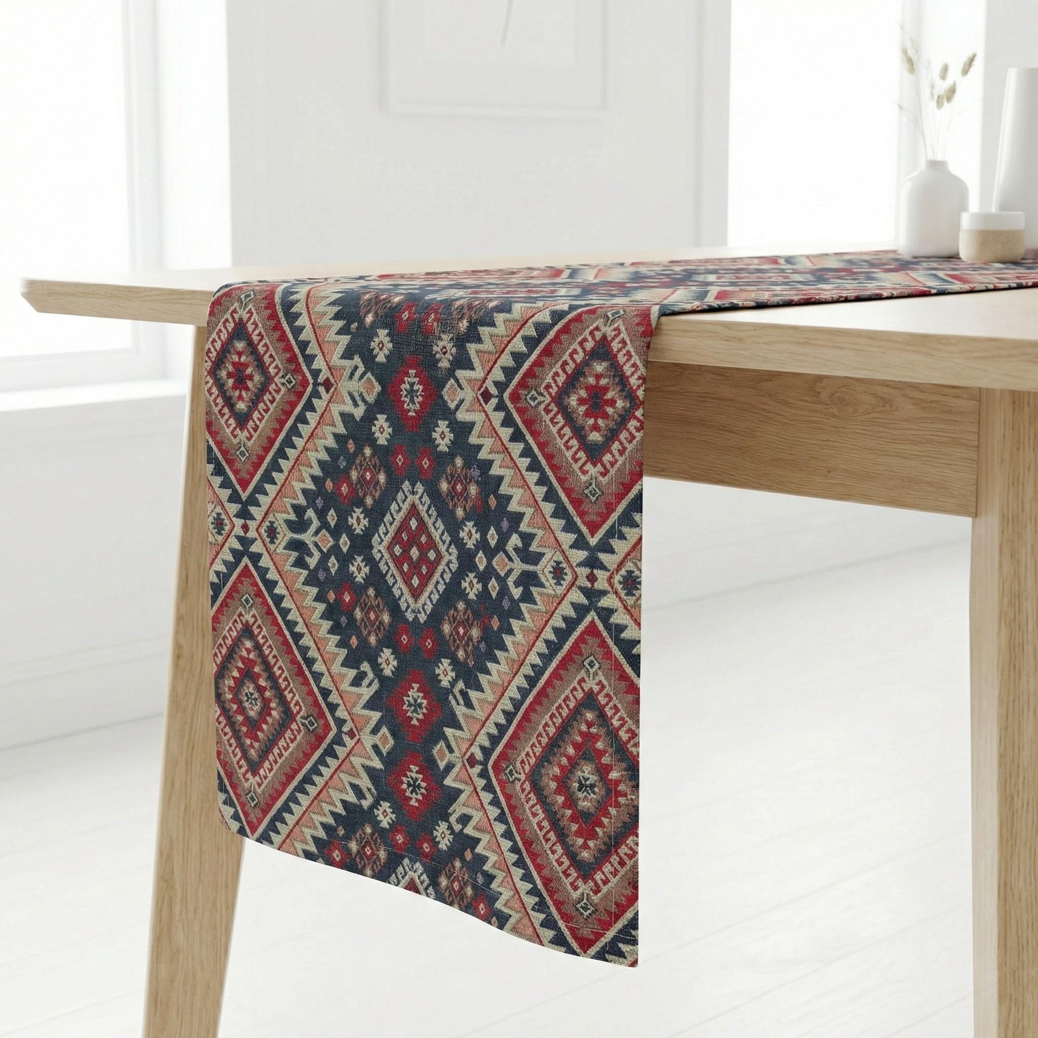 Runner on dining table
