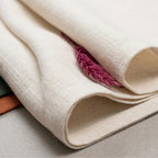 Linen place mats table setting