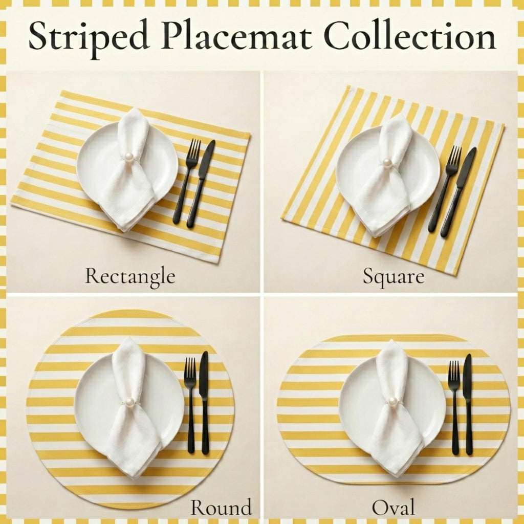 Yellow placemat styling