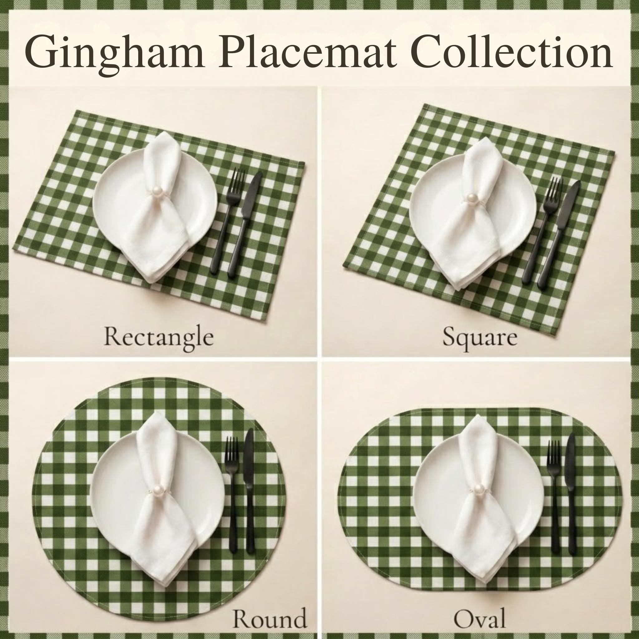 Green placemat styling