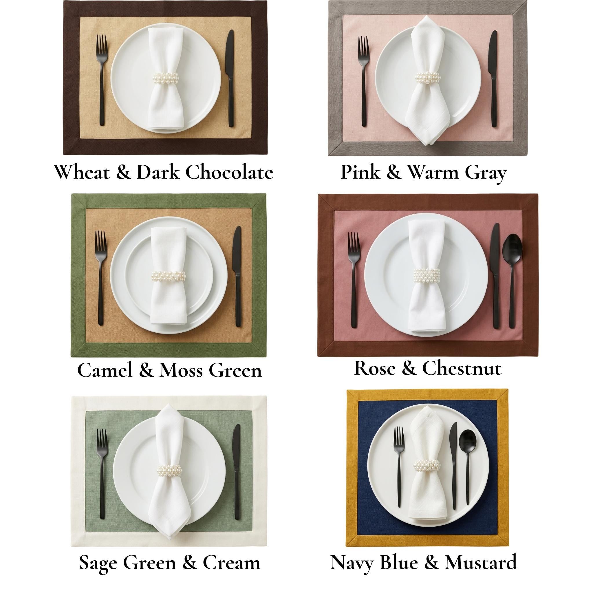 Placemat table setting