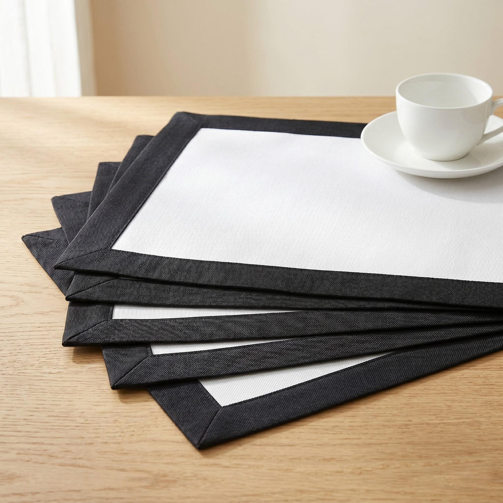Placemat set on dining table