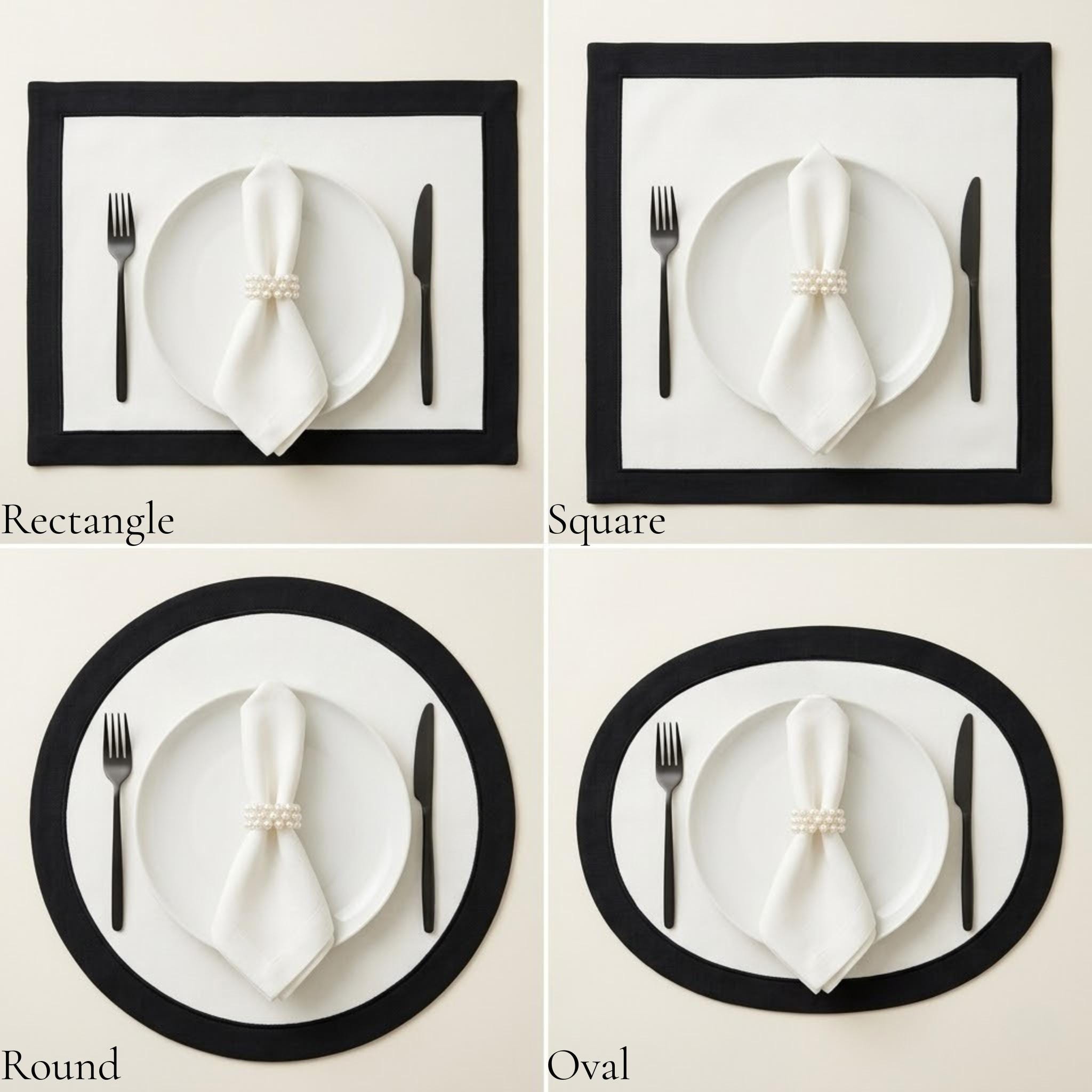 Placemat shapes
