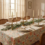William Morris tablecloth pattern options