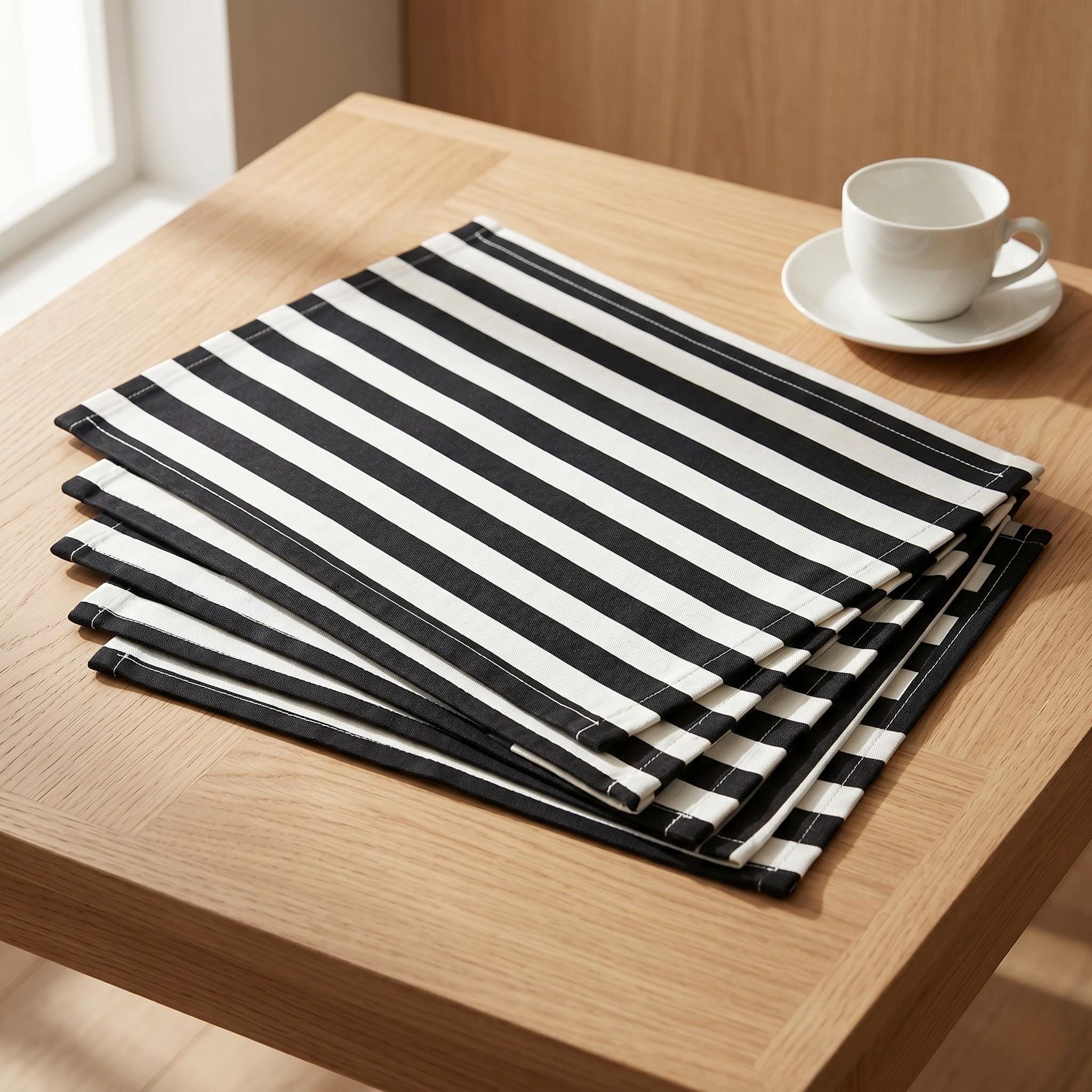 Placemat set on table