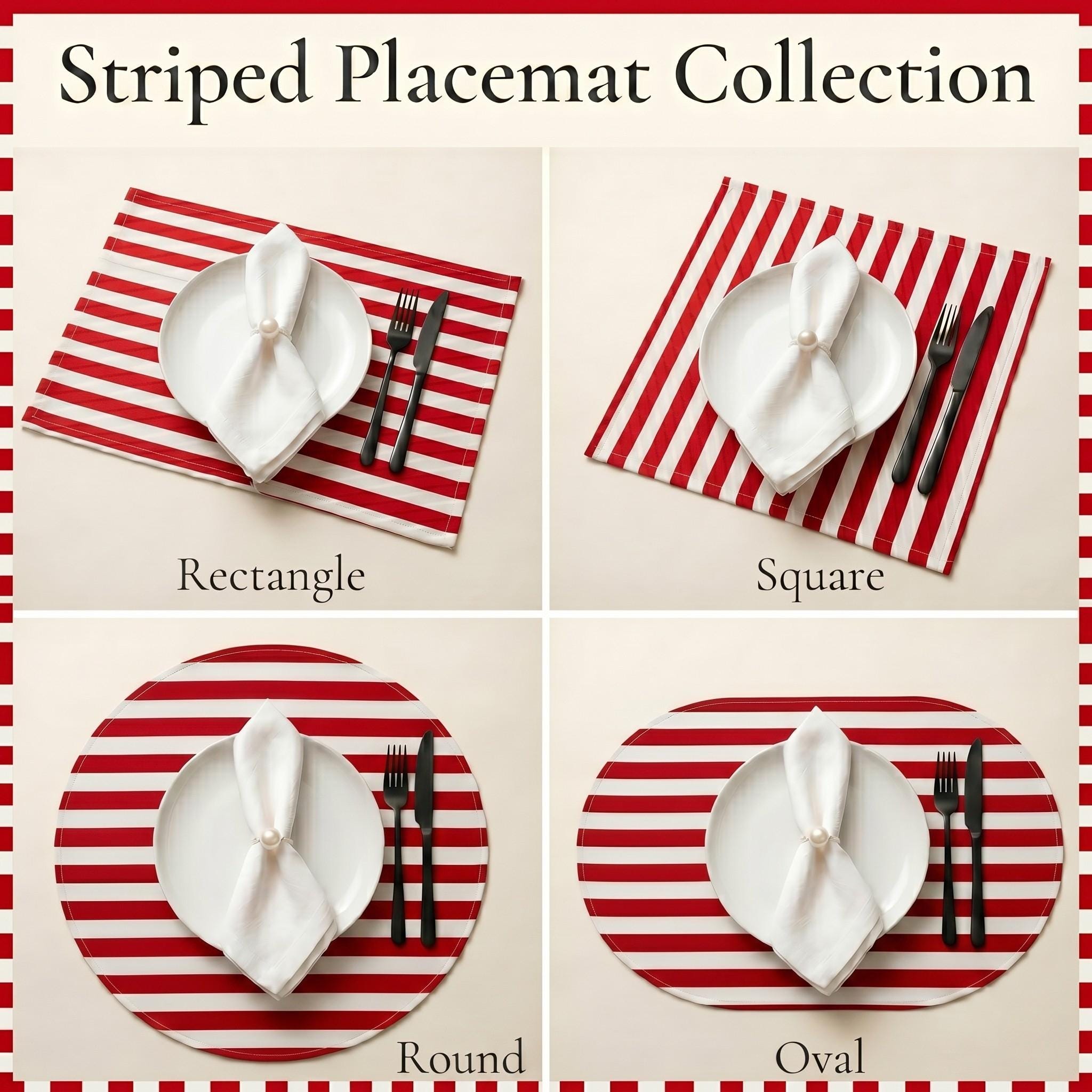Red striped fabric close-up