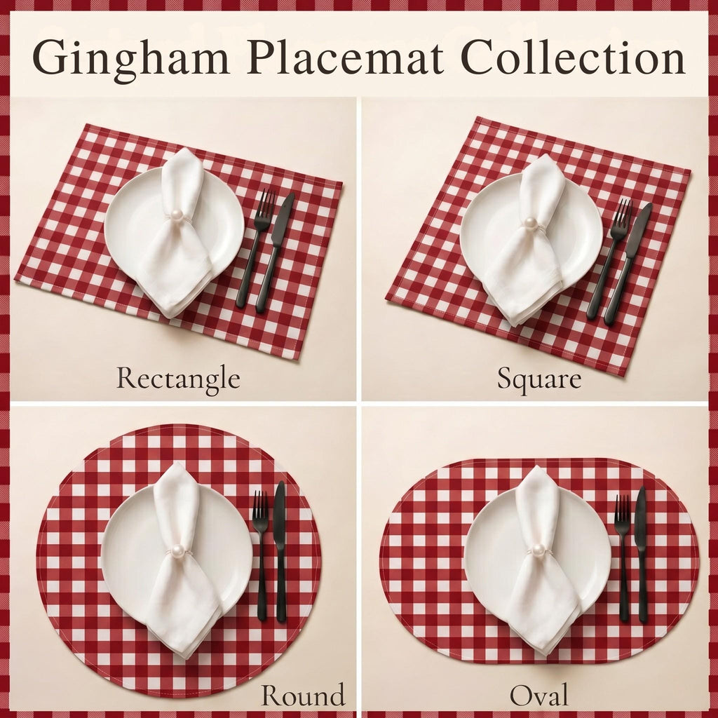 Red placemat styling