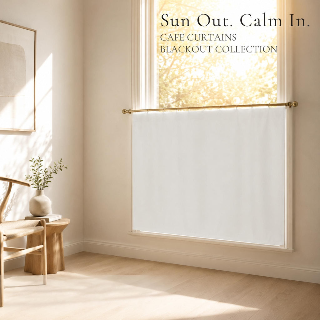 Room darkening short panels