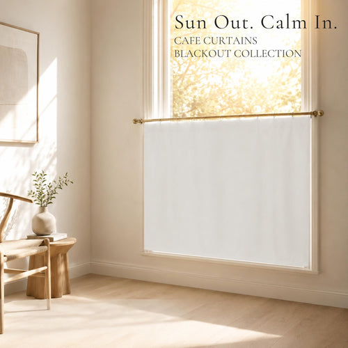 Room darkening short panels