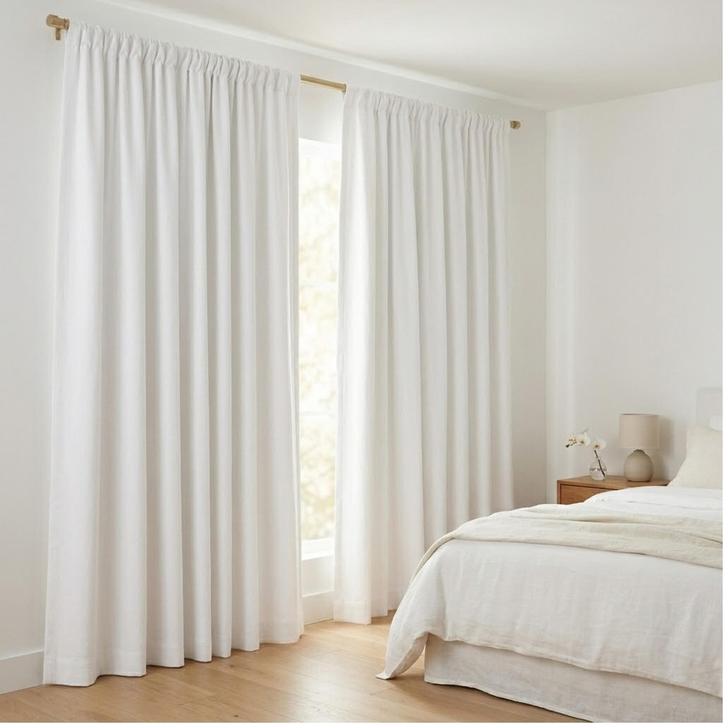 Custom window drapes