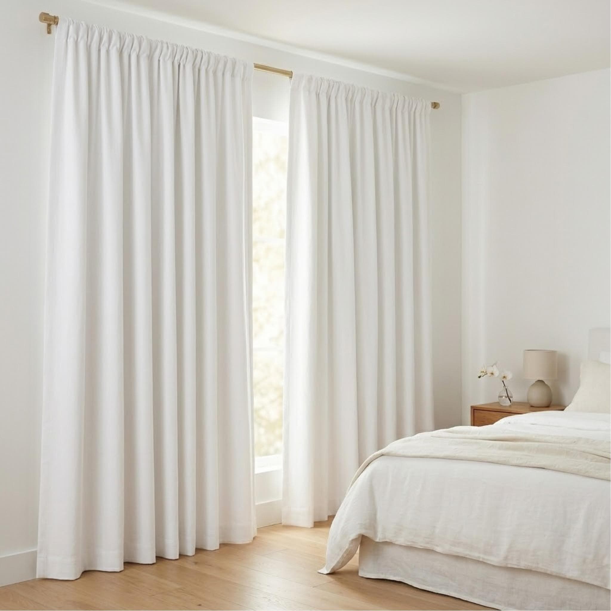 Custom window drapes