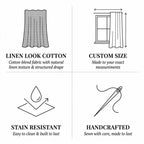 Farmhouse boho drapes
