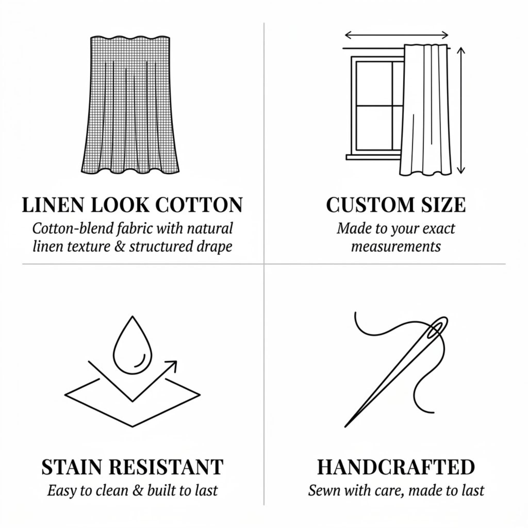 Farmhouse boho drapes