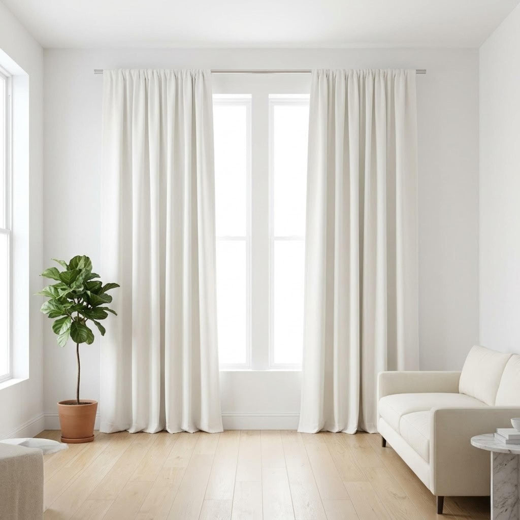 Boho curtain styling