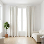 Boho curtain styling