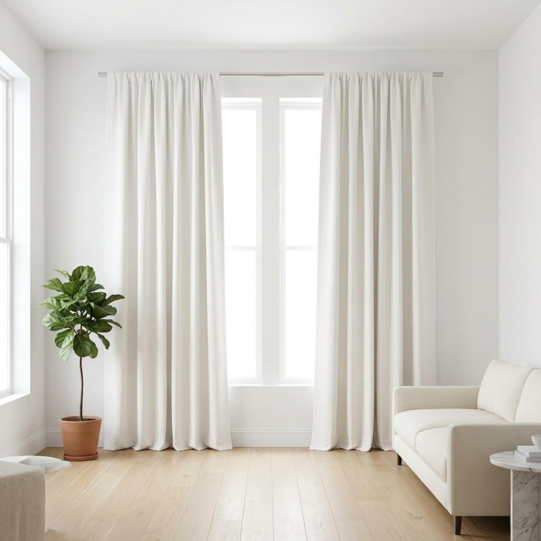 Boho curtain styling