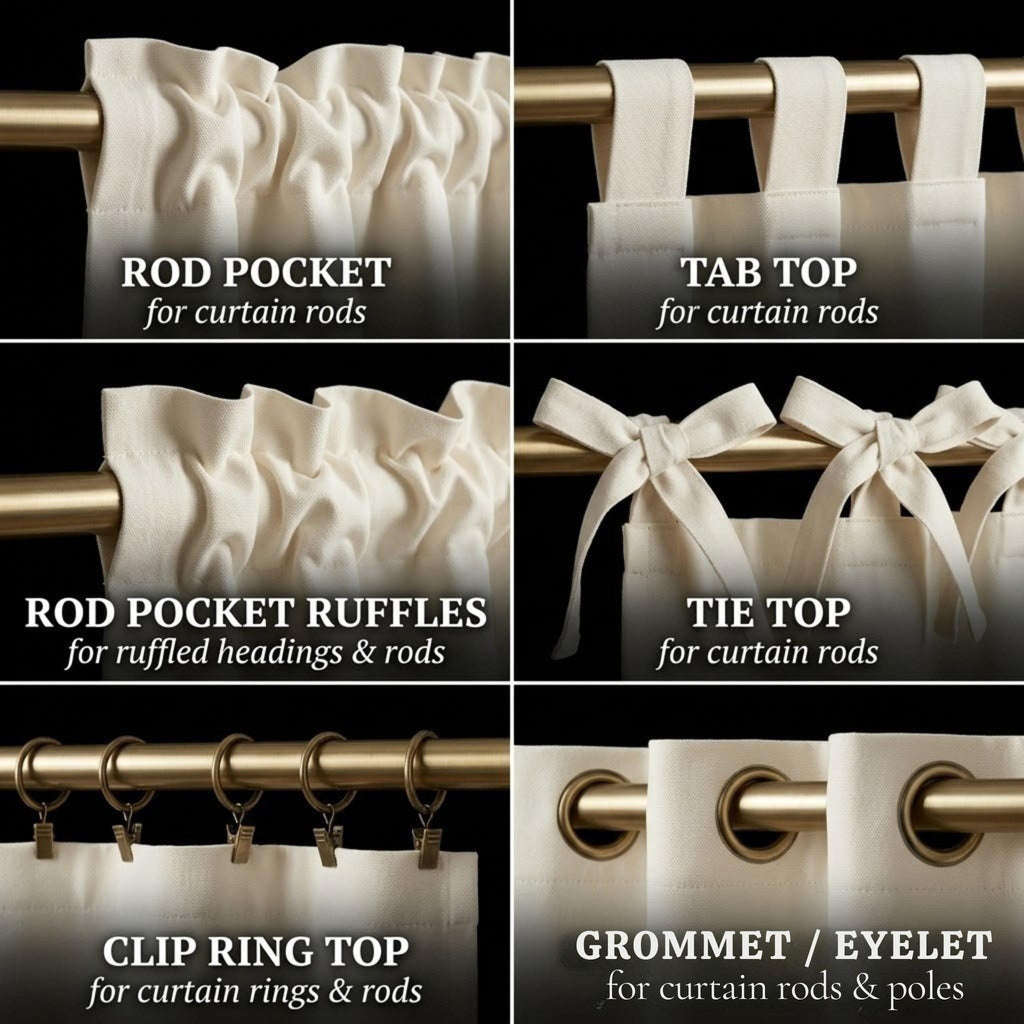 Curtain panel color options