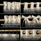 Curtain panel color options