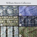 Morris curtain fabric close-up