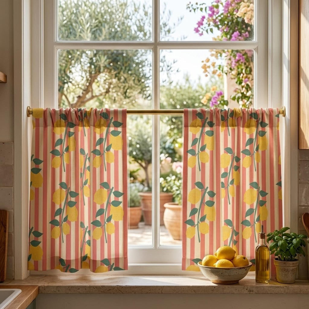 Summer kitchen window panels