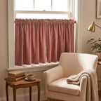 Romantic velvet curtain styling