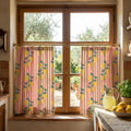 Lemon Grove cafe curtains in kitchen