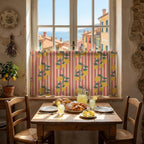 Mediterranean cafe curtain