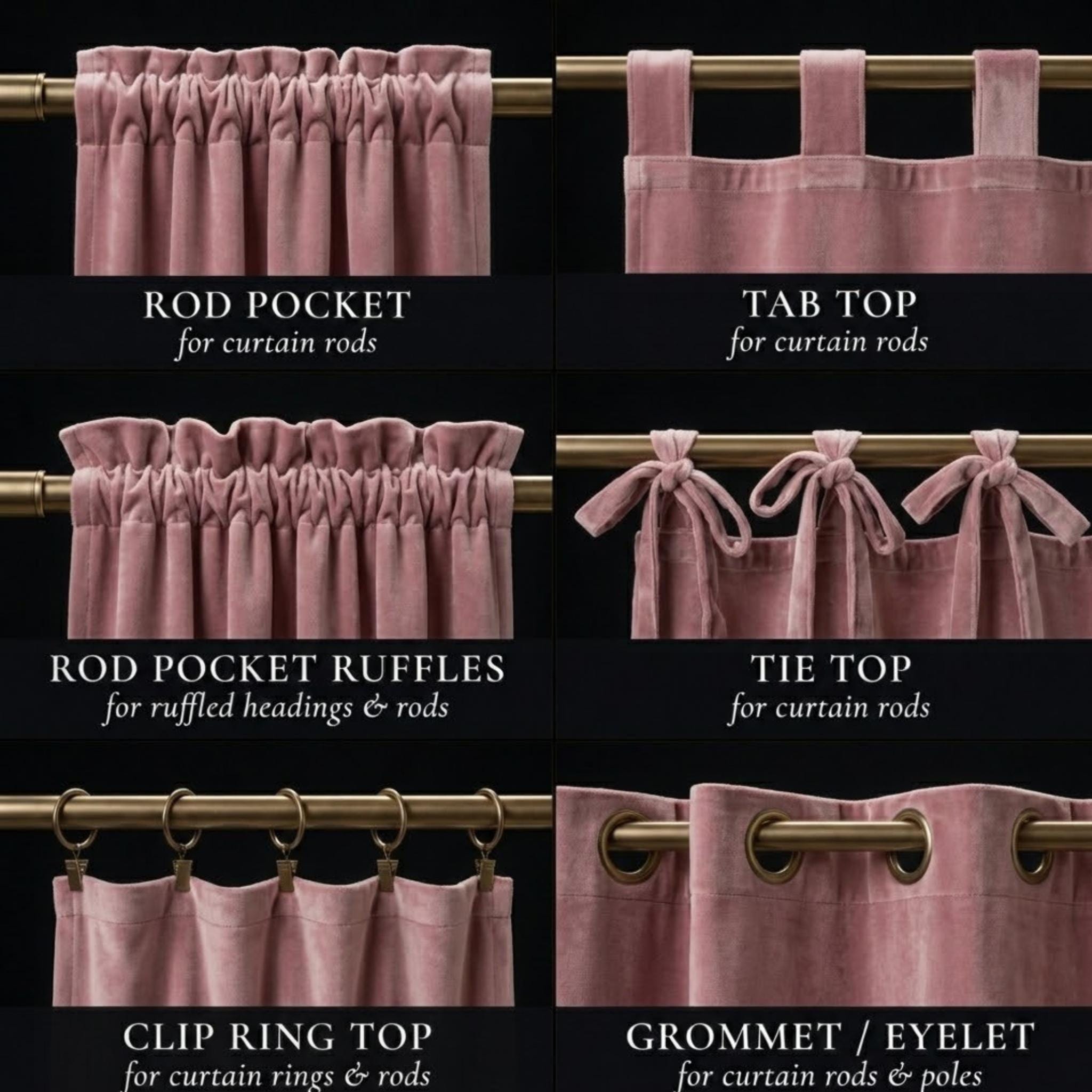 How to measure curtains