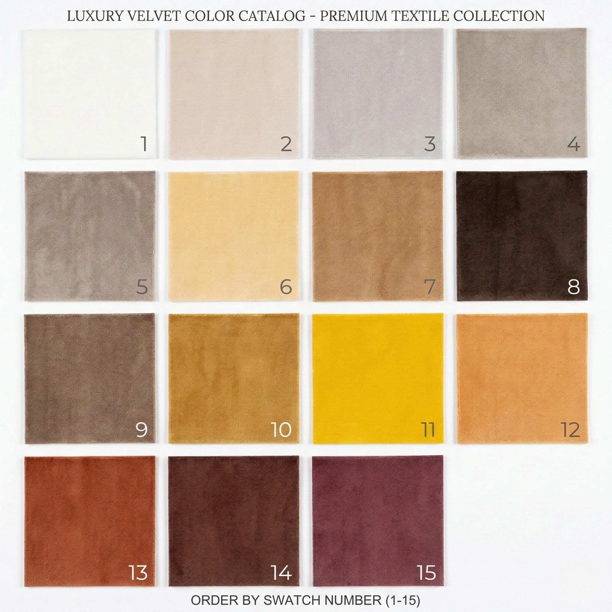 Velvet curtain detail