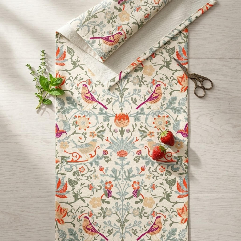 Morris table runner detail