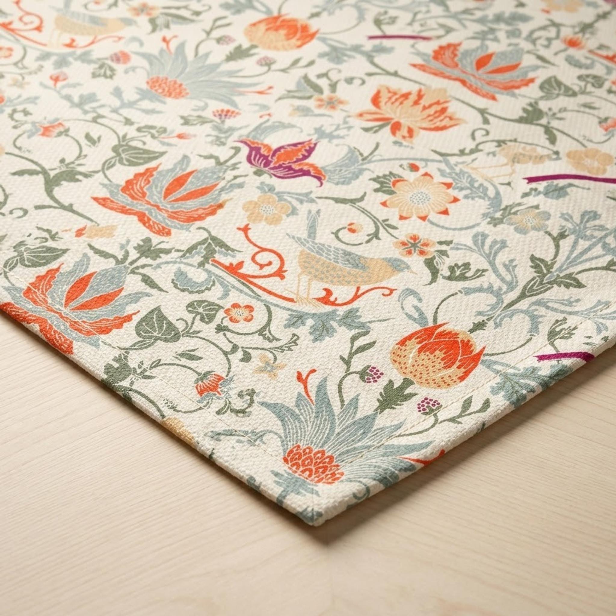 Morris placemat close-up