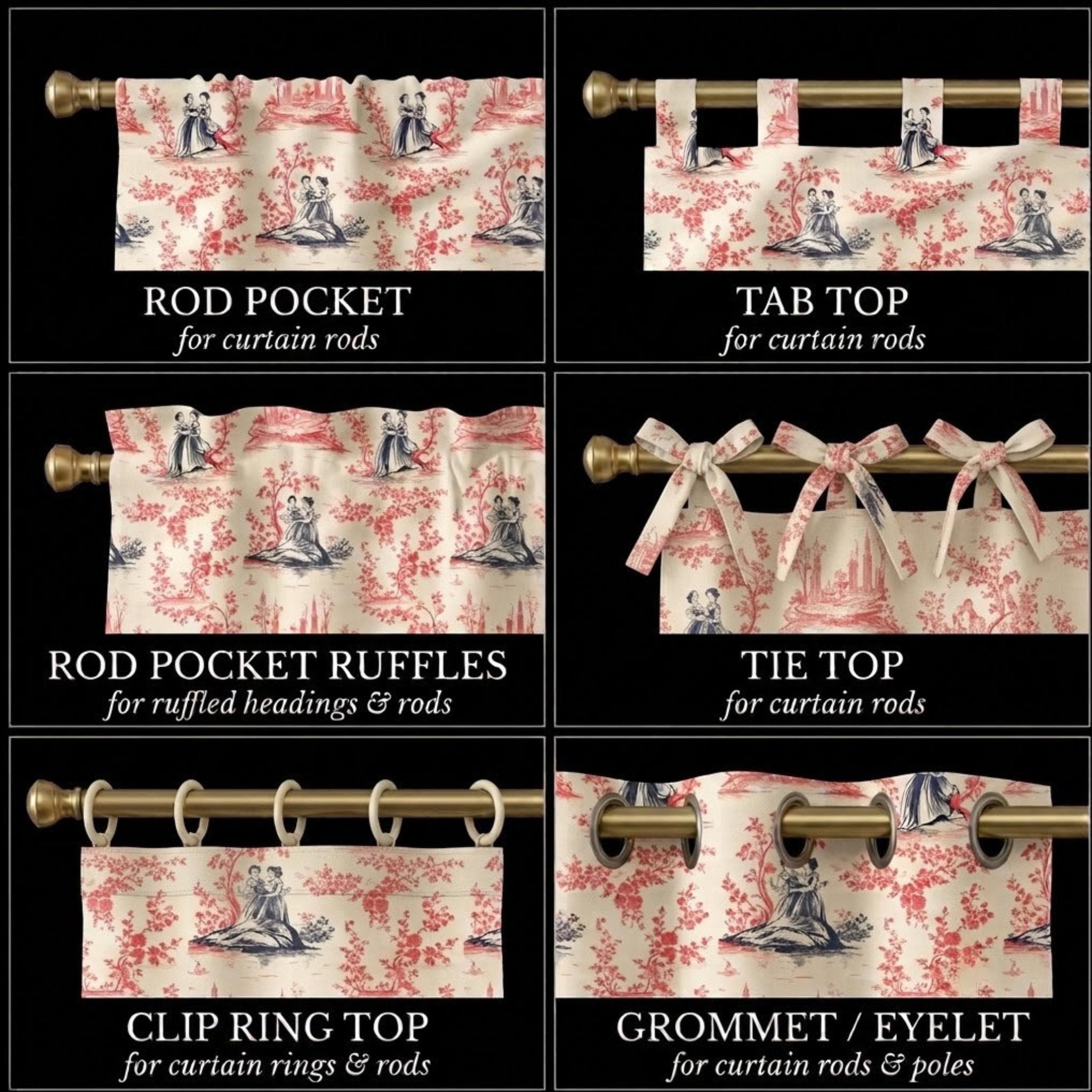 French kitchen cafe curtain styling