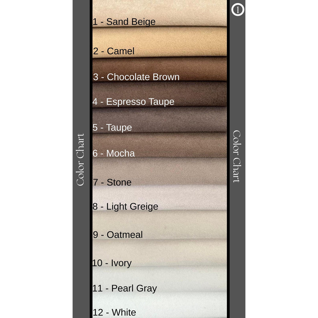 Color chart — colors 1 to 12