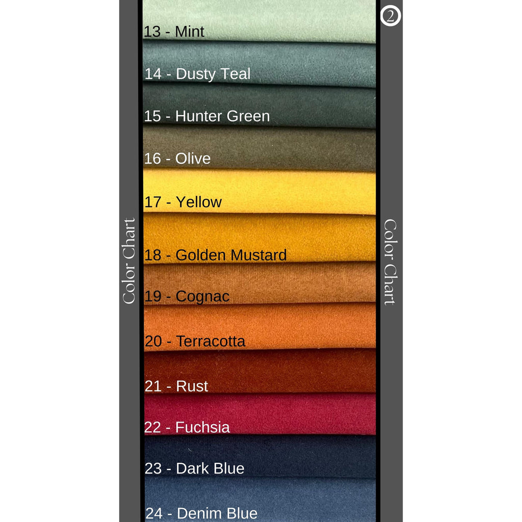 Color chart — colors 13 to 24